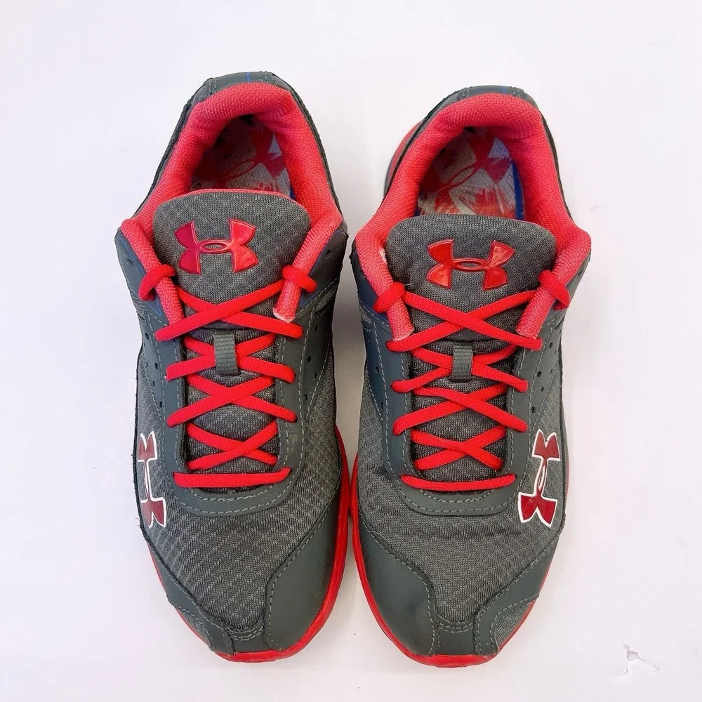 Under Armour Women's Size 8 - Youth 6.5 Gray Pink Walking Running Shoes Sneakers - Picture 3 of 8